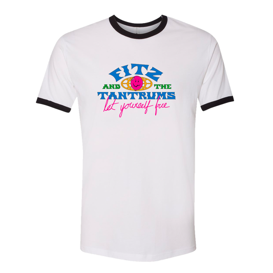 Fitz and the Tantrums White Ringer Tee
