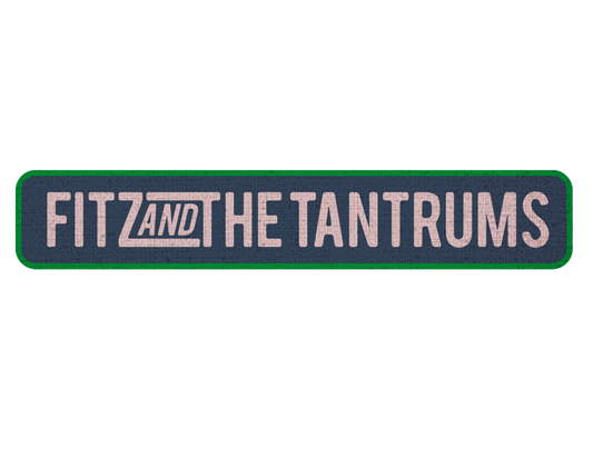 Fitz and The Tantrums Blue Embroidered Patch