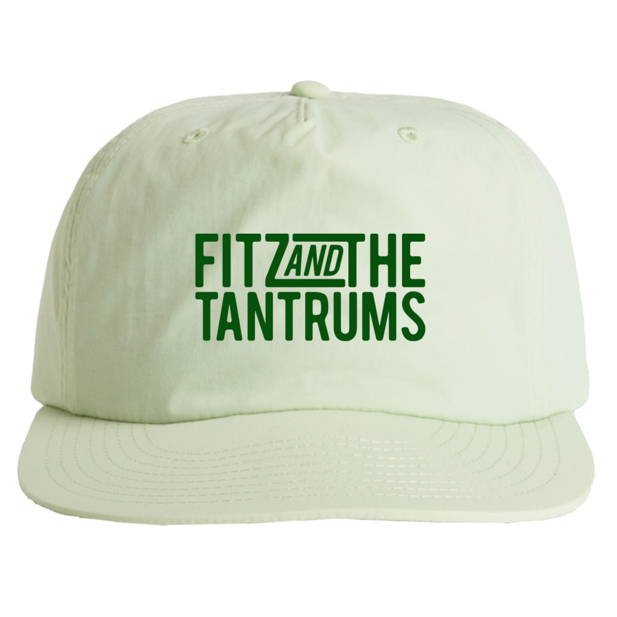 Logo Unstructured 5 Panel Hat (Neon Lime) – Fitz & The Tantrums