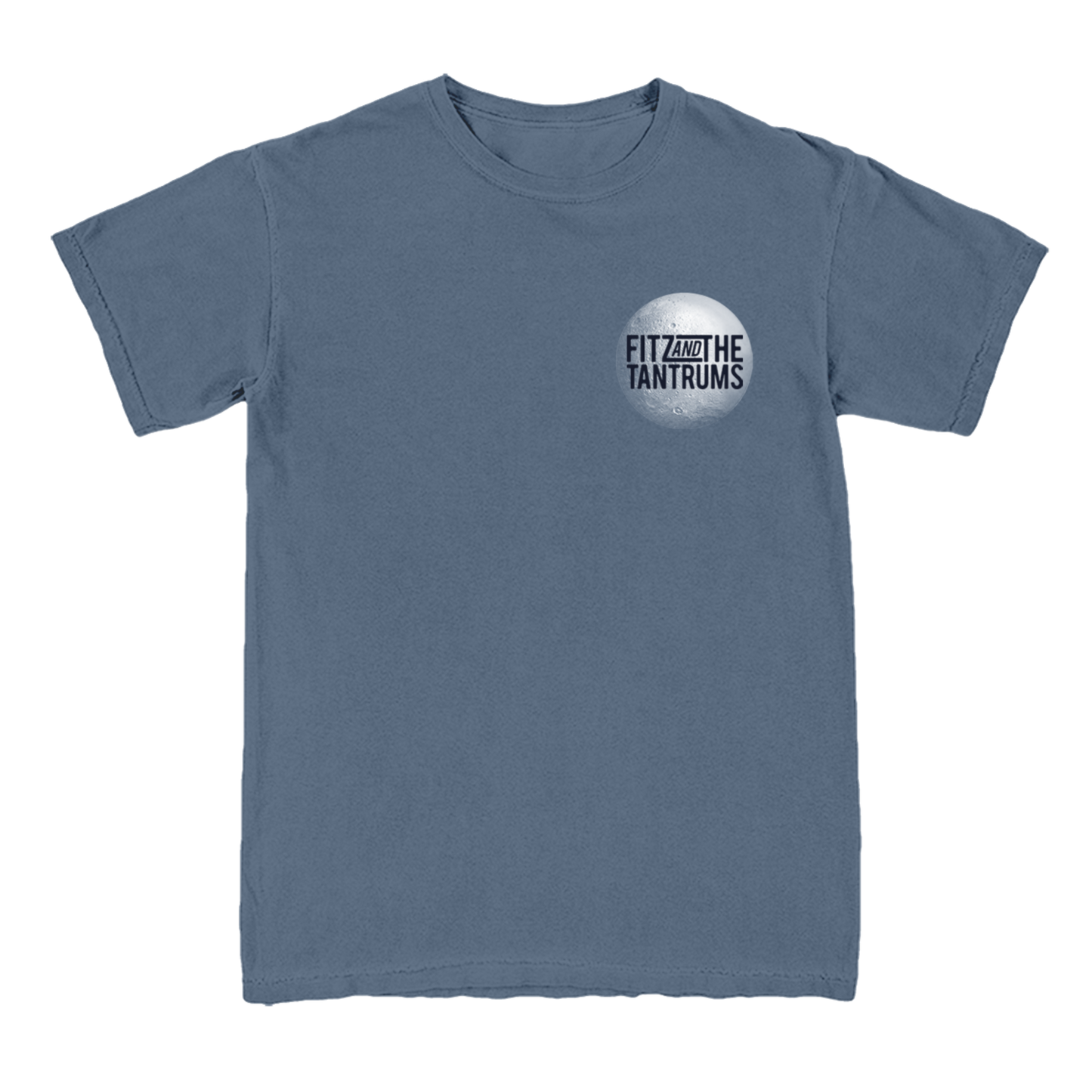 Man On The Moon Band Tee (Slate Blue)