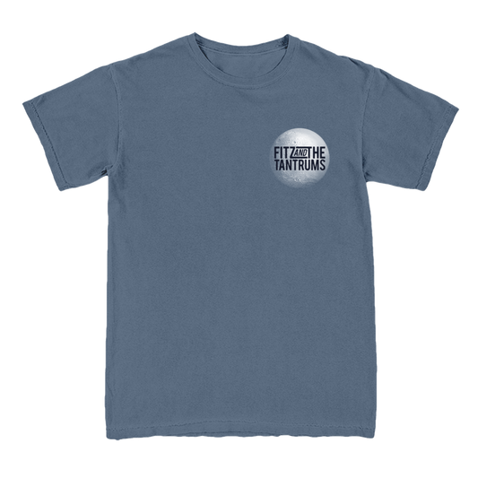 Man On The Moon Band Tee (Slate Blue)