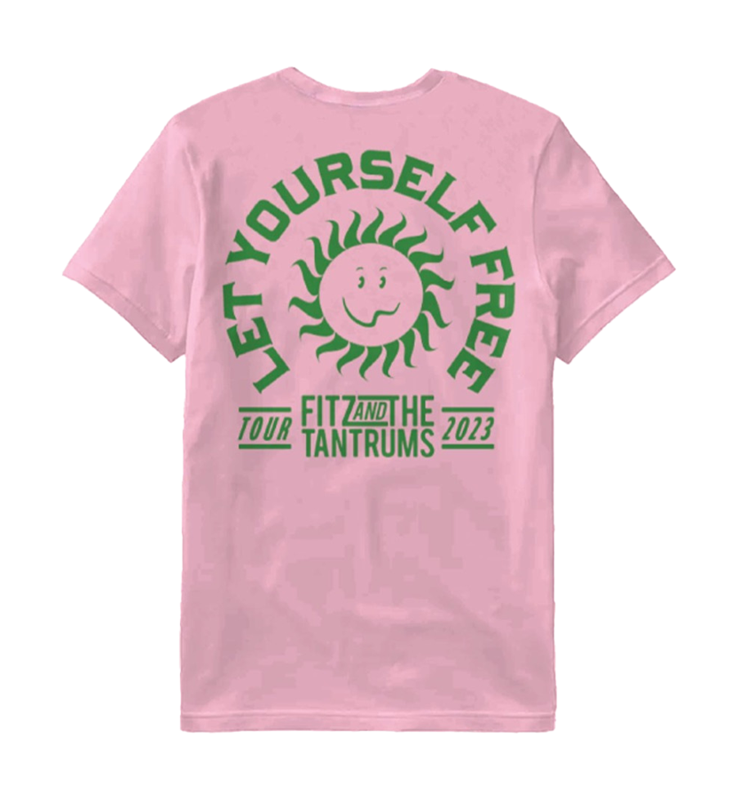 Let Yourself Free Pink Graphic Tee